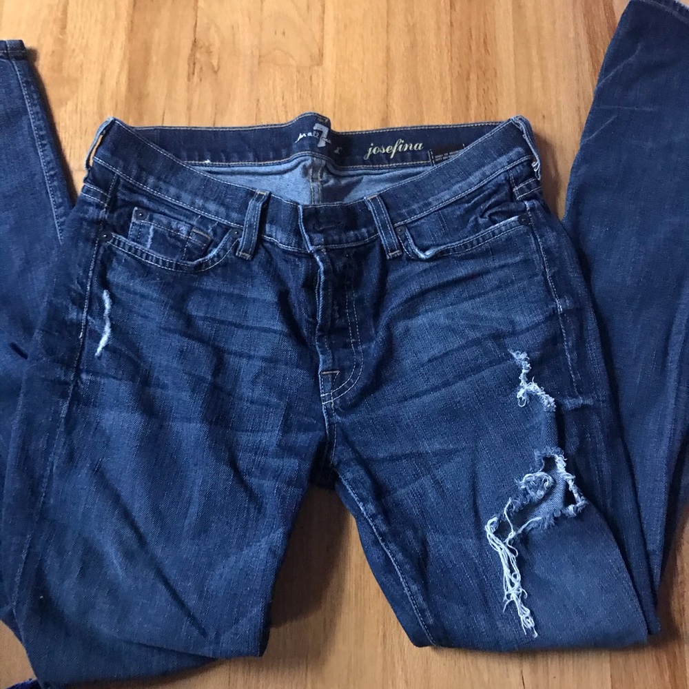 7 for all mankind josefina jeans (straight leg)